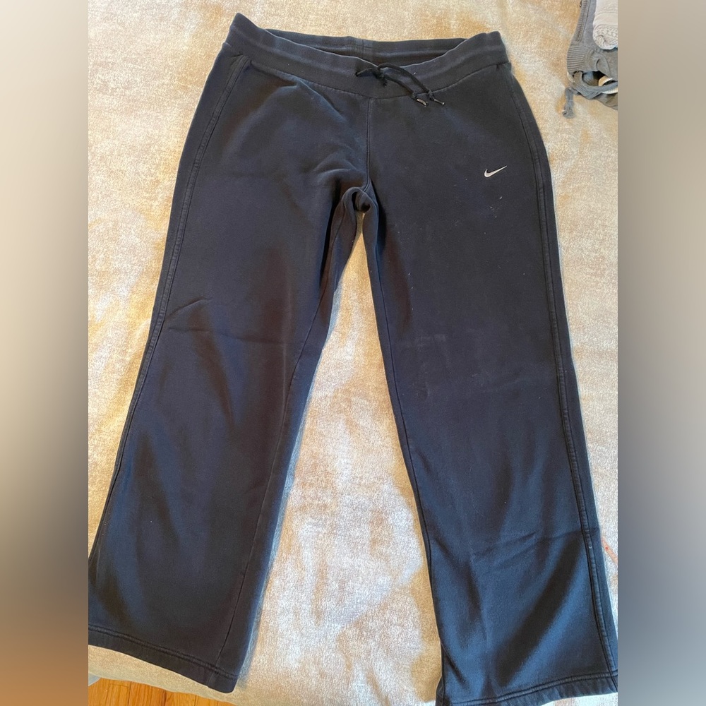 Nike black sweatpants - womens M